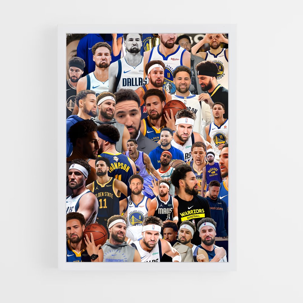 Poster Klay de thompson – affiche Basketball (vue 3)